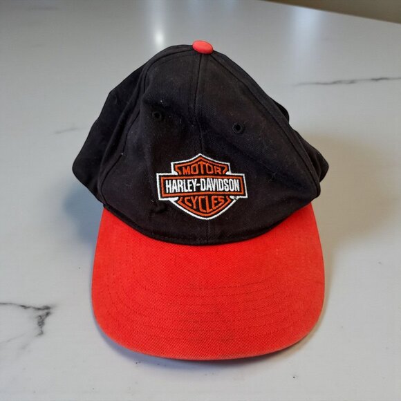 HARLEY DAVIDSON Kids One Size Logo Baseball Hat Cap - Picture 1 of 6